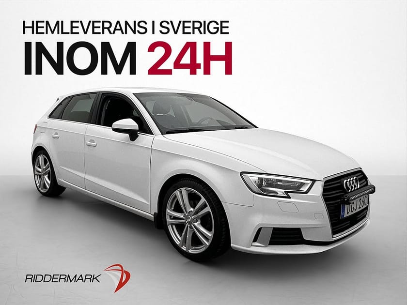 Bild 1 av Audi A3 Sportback 35 TFSI SB 150hk Adaptiv fart Bluetooth 0,52L/mil