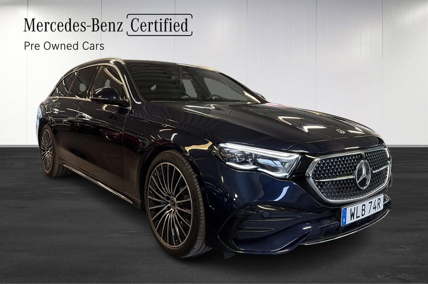 Bild 4 av Mercedes-Benz E 300 d e 4MATIC T Moms/AMG/Burmester/Dragkrok
