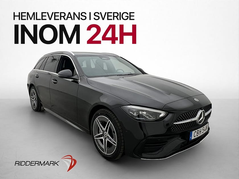 Bild 1 av Mercedes-Benz C 300 T e 313hk AMG B-Kamera Skinn Navi Drag