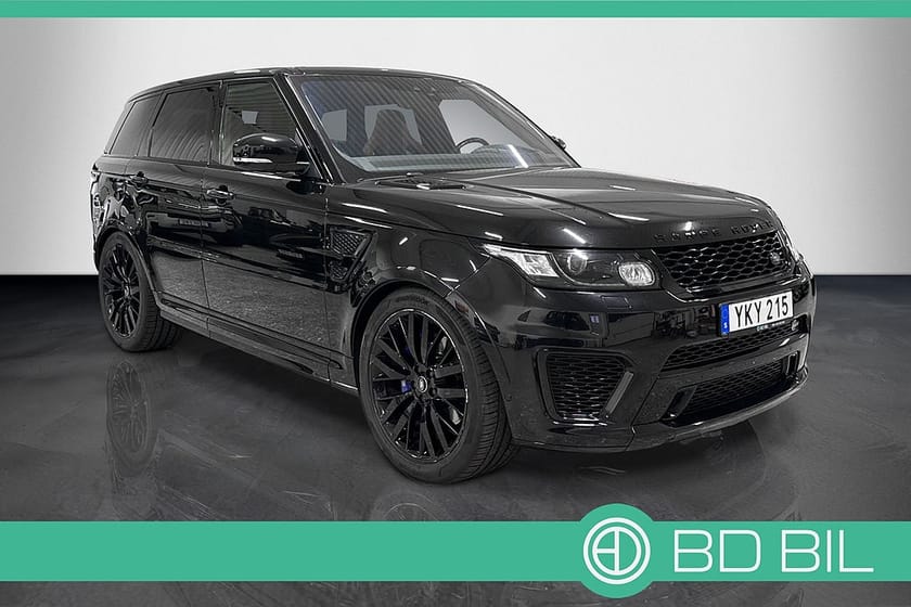 Bild 5 av Land Rover Range Rover Sport SVR 550HK PANO KOLFIBER SKALSTOLAR SESPEC