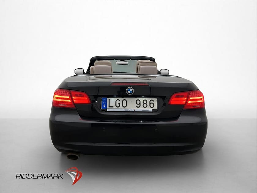 Bild 5 av BMW 320d Convertible 320 184hk Skinn Farthållare Elstolar