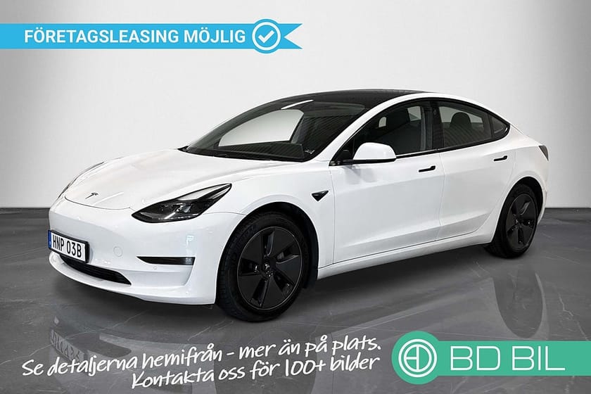 Bild 1 av Tesla Model 3 Long Range AWD AUTOSTYRNING PANORAMA EN BRUKRAE MOMS
