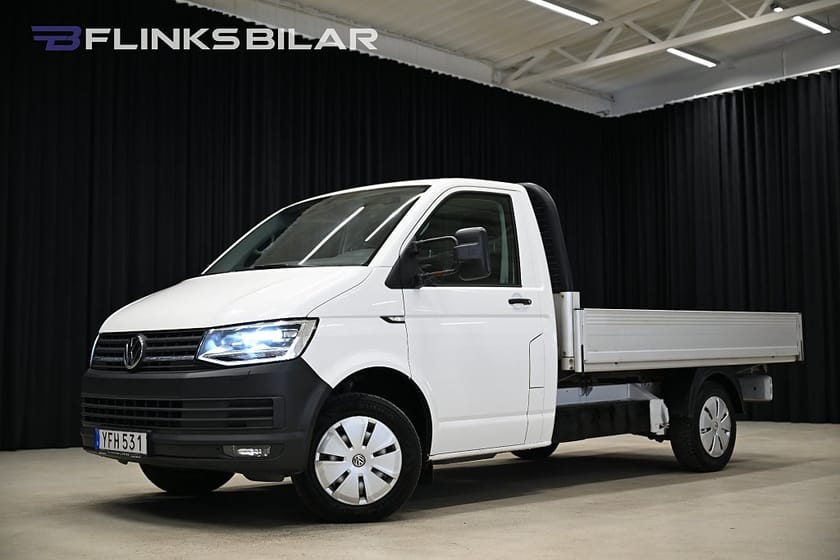 Bild 1 av Volkswagen Transporter Chassi Cab 2.0 TDI Flak|Drag|LED-Strålkastare|Värmare|Leasbar