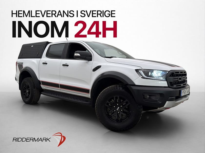 Bild 1 av Ford Ranger Raptor 213hk 4WD Värm Drag Kamera Diff Kåpa Moms