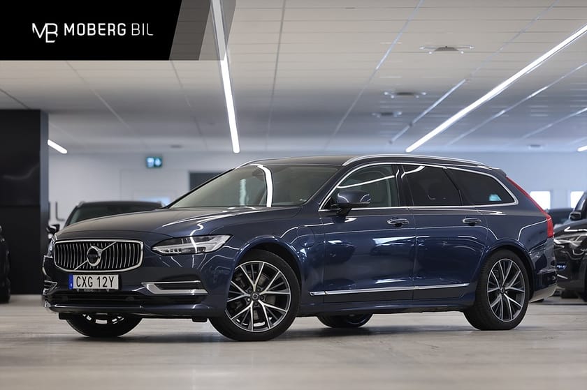 Bild 1 av Volvo V90 T8 Twin Engine 392hk Inscription Läder HUD H/K 360 Drag