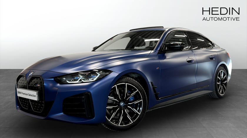 Bild 1 av BMW i4 M50 xDrive Gran Coupé M Sport Drag H/K Rattvärme Taklucka DAP Laser 360