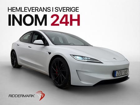 Tesla Model 3 Performance AWD Autopilot MOMS Svensksåld
