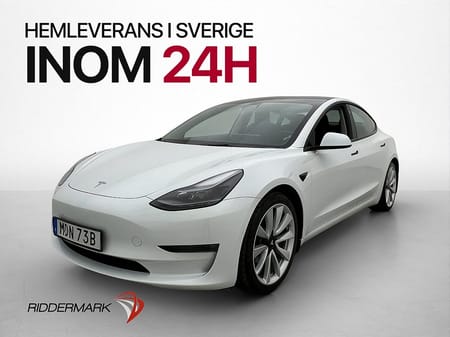 Tesla Model 3 Long Range AWD 498hk Pano Autopilot Svensksåld