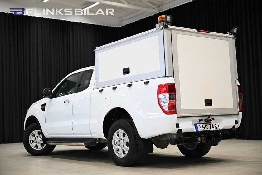 Bild 4 av Ford Ranger SuperCab 2.2 TDCi 160HK Automat|Kåpa|Släde|Drag|Värmare|Leasbar