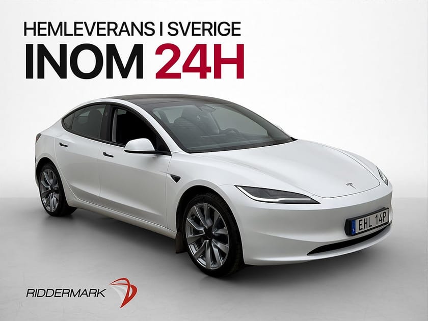 Bild 1 av Tesla Model 3 Standard Range Panorama Autopilot Svensksåld