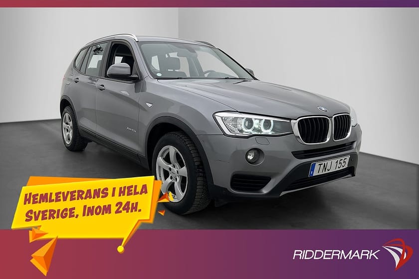 Bild 1 av BMW X3 xDrive20d 190hk Dragkrok Backkamera Skinn