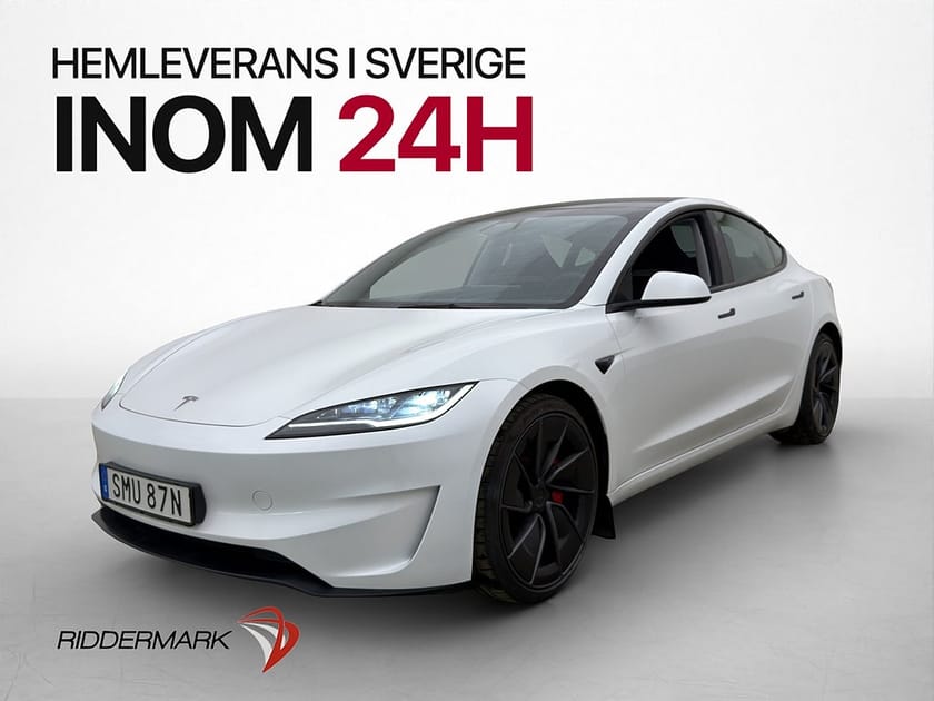 Bild 4 av Tesla Model 3 Performance Autopilot Skärm bak Svensksåld