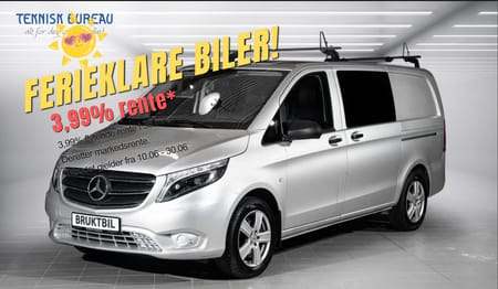 Mercedes-Benz Vito 119 CDI 4x4 3.2t 190hk, webasto, LED, DOBBELT GULV
