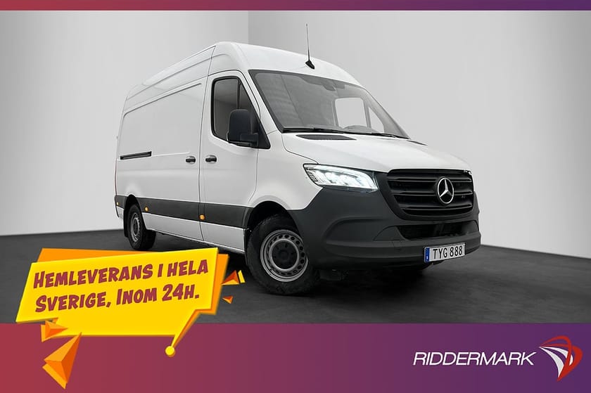 Bild 1 av Mercedes-Benz Sprinter 317 CDI RWD Panel Van L2H2 Värm Drag B-Kam CARPLAY Moms