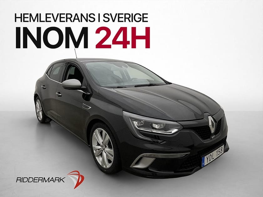 Bild 1 av Renault Mégane GT 1.6 TCe 205hk BOSE Kamera Navi Drag