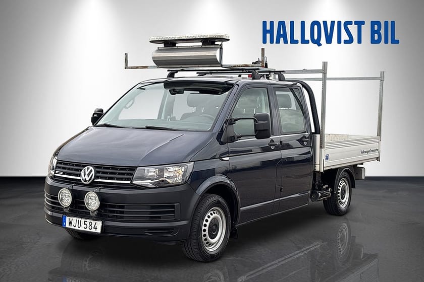 Bild 1 av Volkswagen Transporter Chassi Dubbelhytt T32 2.0 TDI 4Motion Kran Blixtljus