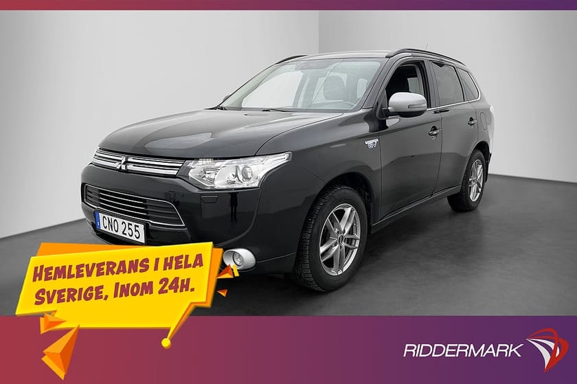 Bild 1 av Mitsubishi Outlander PHEV CVT 4WD Business Kamera Navi Skinn