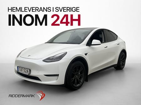 Tesla Model Y Long Range AWD Drakrok Svensksåld MOMS