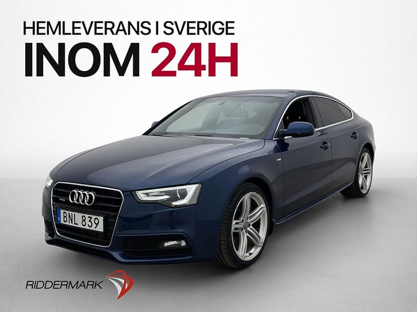 Bild 3 av Audi A5 Sportback 2.0 TDI Q S Line D-Värmare B&O Ny-Kamrem