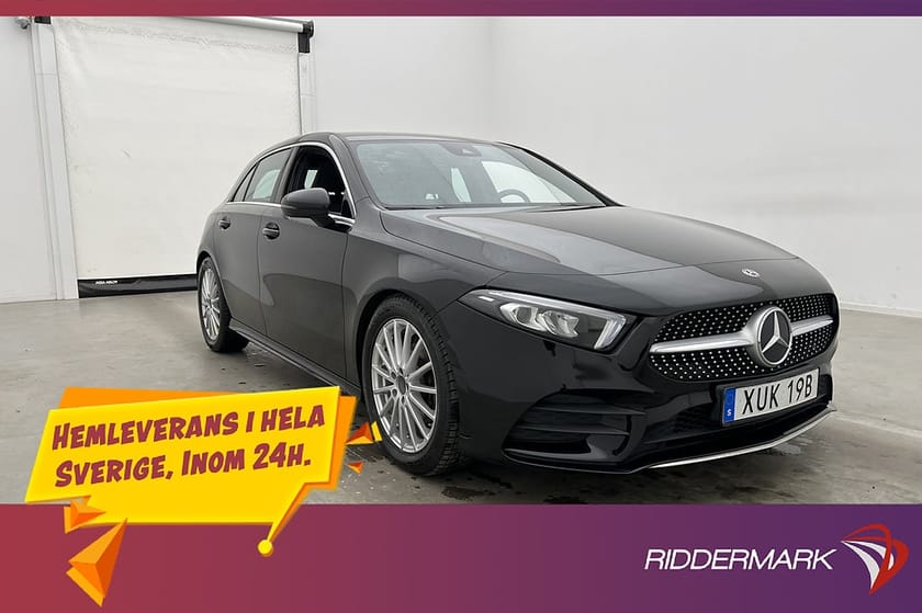 Bild 3 av Mercedes-Benz A 180 136hk AMG Sport Kamera CarPlay Halvskinn