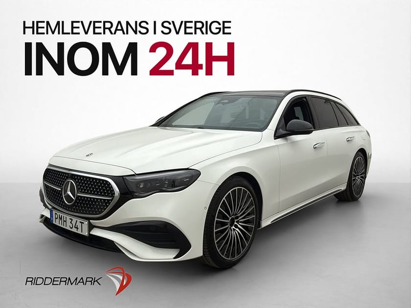 Bild 3 av Mercedes-Benz E 300 T e E300 AMG Pano Burmester 360° Skinn Drag