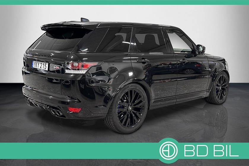 Bild 4 av Land Rover Range Rover Sport SVR 550HK PANO KOLFIBER SKALSTOLAR SESPEC