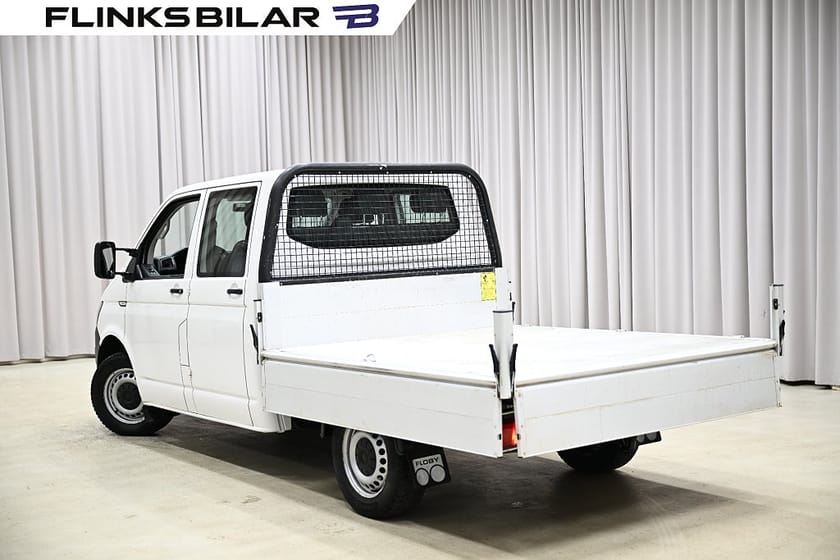 Bild 2 av Volkswagen Transporter Chassi Dubbelhytt 2.0 TDI 102HK Dubbelhytt|Flak|Drag|Värmare|Leasebar