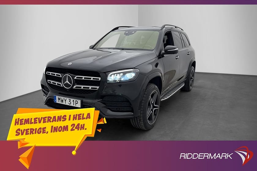Bild 3 av Mercedes-Benz GLS 400 d 4MATIC 400d 4M AMG 7-Sits AirMatic Pano Burm Drag