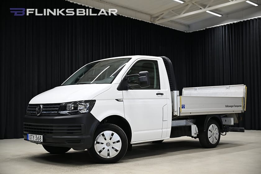 Bild 1 av Volkswagen Transporter Chassi Cab DSG 150HK Flak|BG-Lyft|Drag|Värmare|Lågmil|Leasbar