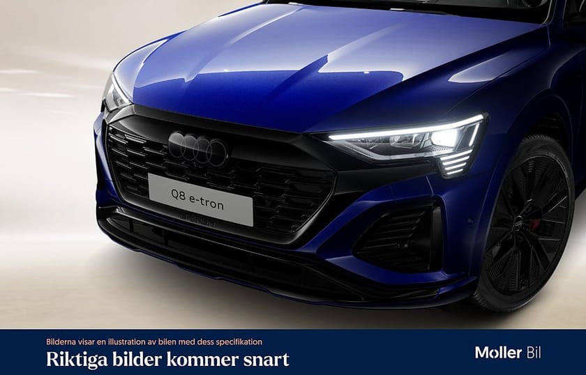 Bild 3 av Audi Q8 55 e-tron quattro Q S line 408hk.Panorama,B&O,Luftfjädring