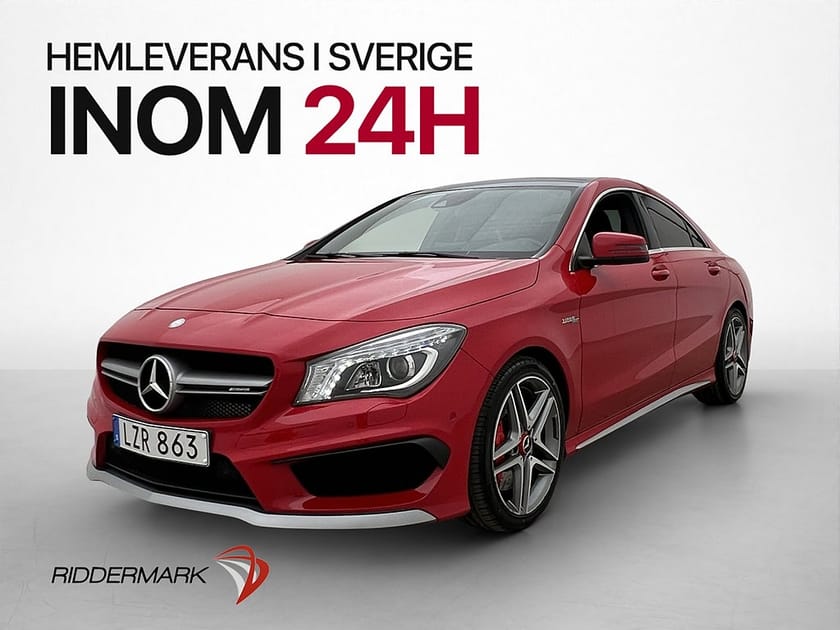 Bild 3 av Mercedes-Benz AMG CLA 45 4MATIC Coupé 4M Pano H/K Skinn Få-Brukare