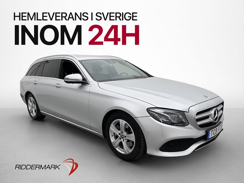 Bild 3 av Mercedes-Benz E 220 T d 4MATIC 194hk 4M 360º Kamera Navi Drag