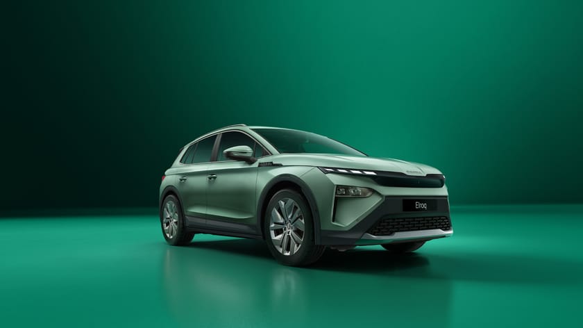 Nya Skoda Elroq bakgrundsbild
