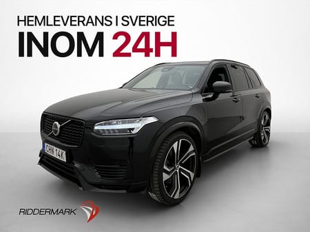 Volvo XC90 7 Säten T8 456hk Ultimate Dark Luftfj Pano 7-Sits B&W 360