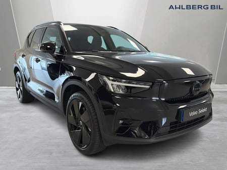 Volvo EX40 Twin Motor Performance UltraBlackSE🟤Dragkrok halvautomatisk, Parkeringskamera 360, Panoramatak Google Maps, Apple Carplay