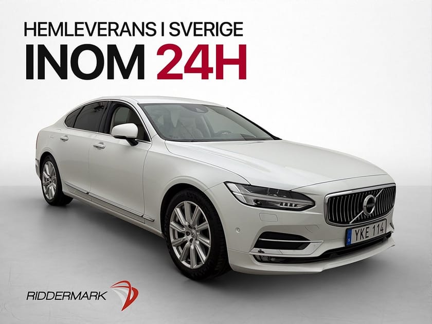 Bild 1 av Volvo S90 D4 Inscription B&W VOC Kamera Skinn Elstol Drag