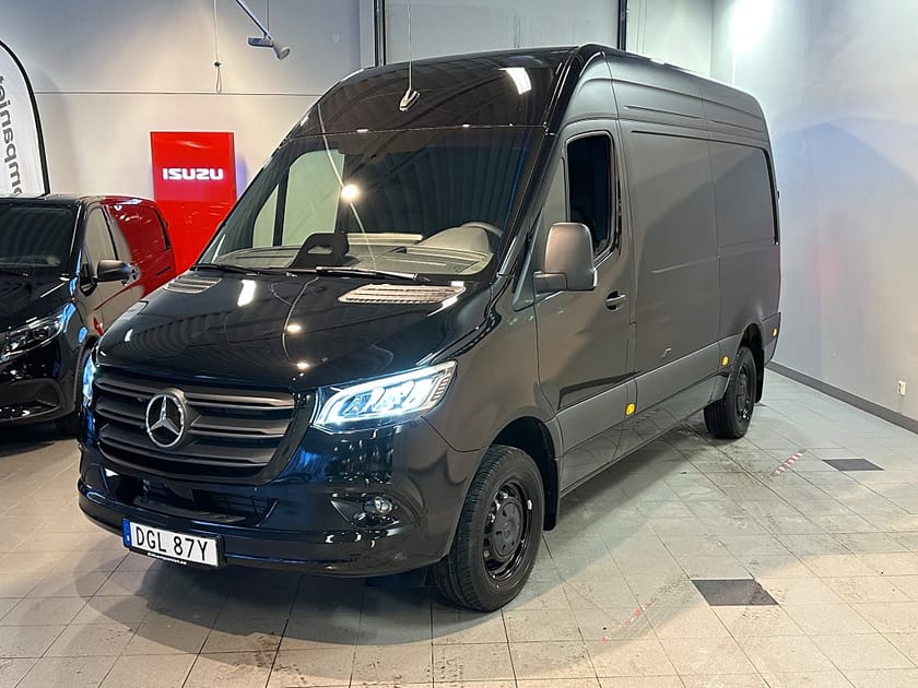 Bild 3 av Mercedes-Benz Sprinter 319 CDI Panel Van A2 360kam 2-sits Select 9G-Tronic 3,5t drag