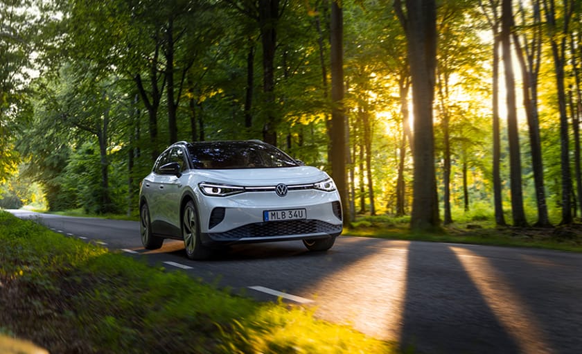 Fyrhjulsdrivna ID.4 GTX. bakgrundsbild