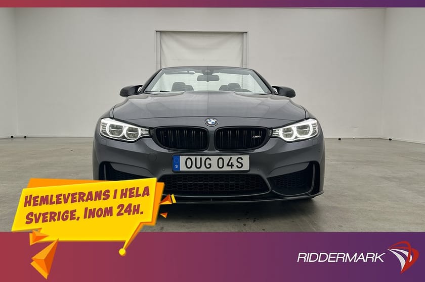 Bild 3 av BMW M4 Competition Cabriolet Cab 450hk Navi H/K HUD Kamera Elstolar