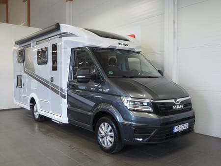Knaus Campervan MAN Van Ti Plus 650 MEG Platinum 4X4 I Diffspärr I Lucky Dog I ALDE