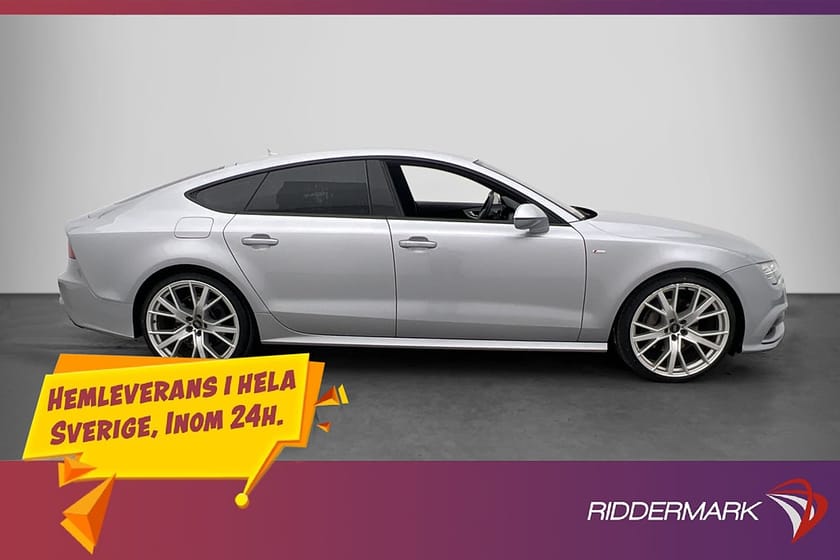 Bild 1 av Audi A7 Sportback 3.0 TDI Q. 218hk S-Line Läder SE SKICK