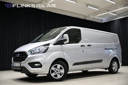 Ford Transit Custom 300 130HK L2|Drag|Värmare|Dubbeldörr|Kambytt|B-Kamer