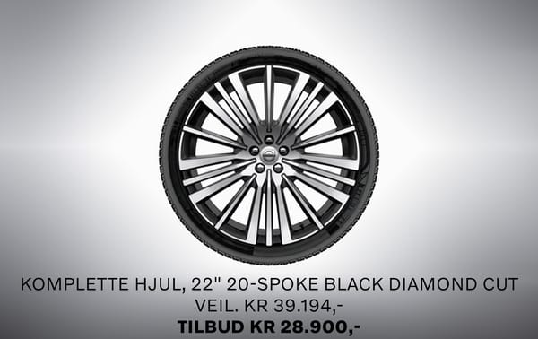 Felgpakke 22" XC90