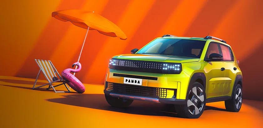 Nya Fiat Grande Panda bakgrundsbild