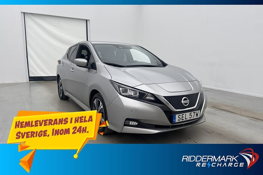 Bild 3 av Nissan Leaf 40 kWh Tekna BOSE 360° Kamera Navi Rattvärme