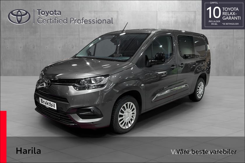 Bilde 1 av Toyota ProAce City 1.5 Diesel 130 Automat 8 gir Comfort Plus sideh.