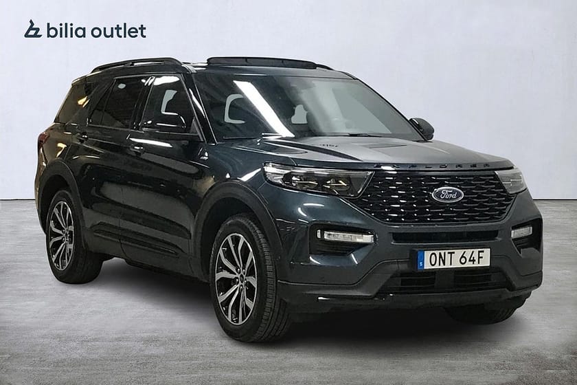 Bild 3 av Ford Explorer Plug-In Hybrid PHEV ST 7-sits 457hk Panorama Navi Drag B&O 360° MOMS