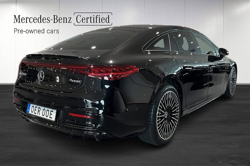 Bild 3 av Mercedes-Benz EQS 580 4MATIC AMG Line BURMESTER//PANO//SUPERCREEN//DRAG