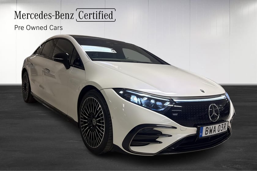 Bild 3 av Mercedes-Benz EQS 580 4MATIC AMG / Drag / HUD / RattVä / Panorama