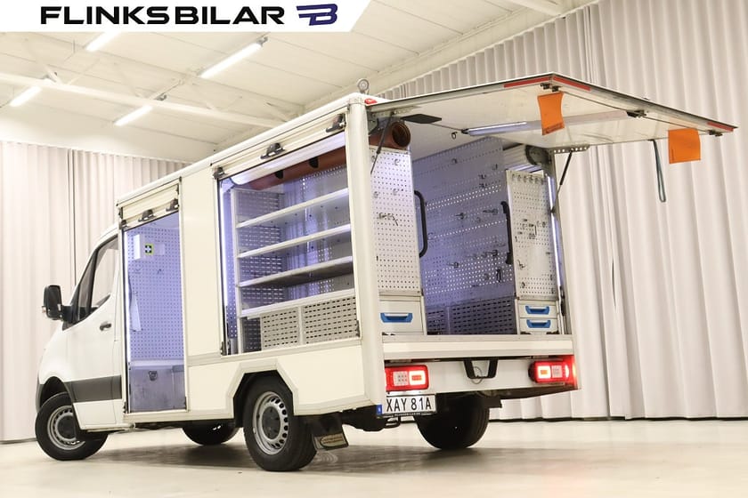 Bild 5 av Mercedes-Benz Sprinter 316 CDI Chassi Påbyggt-Skåp|V-Inredd|LED|SeUtr!